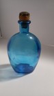 Blue Glass Flask Bottle George Washington Father Of His Country Wheaton Glass Co