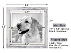 10x10 Square Picture Frame Wood Fits Photo 8x8 With Mat Vtg White 10x10