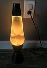 Vintage 1990 s Midnight Black Lava Lite Lava Lamp Clear Liquid Tested