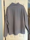 Peter Millar Crown 1 4 Zip Mens X-large Blue Performance Striped Golf Pullover