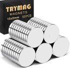 50 Pack Neodymium Magnets 15x2mm Strong Rare Earth Disc Magnets For Craft