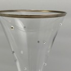 Hollow Stem Trumpet Champagne Flutes   9 5 In Jewels   Set Of 2   Wedding Toast