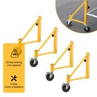 4pcs 1000 Lb Load Carbon Steel Baker Scaffold Outriggers With Locking Casters