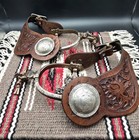 Vintage E  Garcia Silver Overlay Spurs
