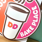 Dunkin  Donuts Large Restaurant Sign 23 x23  Coffee Bake Place  Rare Decor