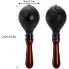 Set Of 4 Wood Concert Maracas  Rumba Shakers Rattle Hand Percussion  Great Mu   