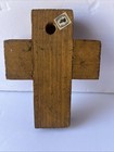 Vintage Mexican Folk Art Milagros Cross 4 5   