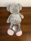 Ty Classic Plush - Rocker The Mouse  11 Inch   Stuffed Toy Grey pink Nose 2005