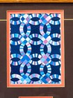 Usps Folk Art Usa Quilts Pattern 13 Cent Postage Stamp Matted Framed Art