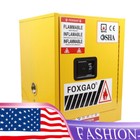 4 36gallon Safety Flammable Liquids Storage Cabinet Fire Protection Steel Plate