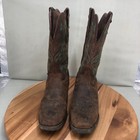 Justin Boots Stampede Womens Brown Leather Western Cowgirl Boots Size 8 B