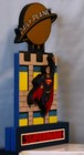 Superman 16 Inches Tall Hand Crafted 3d Wooden Diorama Wall D  cor