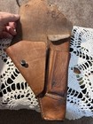 Unknown Brand Vintage antique Leather Military Style Flap Holster