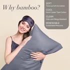 Cooling Bamboo Body Pillow Cover Breathable Silky Soft Envelope Pillowcase