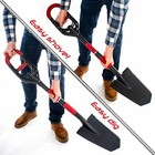 Roamwild Multi-digger Garden Spade     Fibreglass Light Weight Arrow Head Shovel