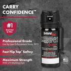 Sabre Crossfire Pepper Gel  Maximizes Target Acquisition  Deploys At Any Angle 