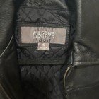 Black Kids Leather Jacket Black Stylish Size S