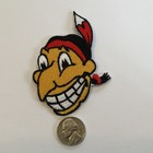 Cleveland Indians Vintage  Embroidered Iron On  Patch   3    X 2 5    Mlb Logo