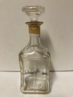 Vintage Old Fitzgerald Colonial Classic Bourbon Decanter Lidded Glass 1972