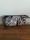 Vera Bradley Small Makeup Bag Midnight Paisley