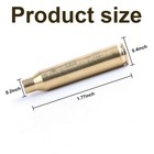 Laser Boresighter  223 Rem 5 56 Gauge Cartridge Brass Red  Dot Laser Bore Sight