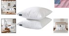 Durable Cotton 26x26 Pillow Inserts With Down Fill - Set Of 2 Euro Style