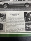 Vintage Original 1975 Aston Martin V-8 Coupe   Lagonda Preview Small Brochure 