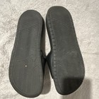 Nike Teens Slide Sandals Us 7 Black pink Logo Accent Rubber Upper