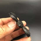 Old Hongshan Culture Meteorite Jade Hand-carved Fengshui Bat Amulet Pendant k027