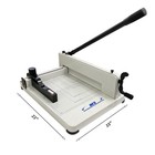 Hfs r  Heavy Duty Guillotine Paper Cutter - 12  Commercial Steel A3 a4 Trimmer