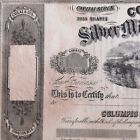 Mexico Ca San Franciso Sinaloa 500  Share Columpio Silver Mining 1864 Cosala Dis