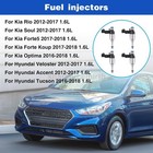 4pcs  For  2012-2017 Accent Veloster Rio Non Soul 1 6l New Injectors Usa