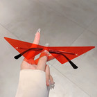 Rimless Triangle Sunglasses Men Women Hip Hop Fashion Rave Party Shades