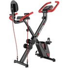 Home Folding Exercise Bike Fitness Stationary Bike Upright X-bike Cycling Bike