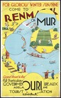 Renmark Australia Murray River 1935 Travel Poster Print Wall Art Retro