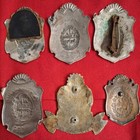 Uruguay Police 6 Old Plaque Badge From  Year 1900 - 1920 Period