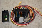 10 Circuit Basic Wire Harness Fuse Box Street Hot Rat Rod Wiring Car Truck 12v 