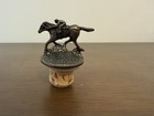 Blanton   s Bourbon Whiskey Cork Bottle Stopper W race Horse   Jockey Letter N