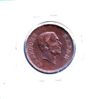 1930h Sarawak 1 Cent  km-18  Copper  charles Vyner Brooke  Heaton Mint