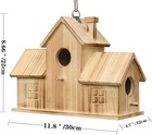 Bird Houses For Outside outdoor 3 Hole Bird House Room For 3 Bird Families Bl   