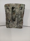 Benin Bronze Warrior Plaque  Vintage Approx  Size 6  X 4 5  Inches