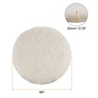 3pcs Wool Buffing Pads 6 Inch Polishing Pad Polishing Buffing Pad Hook And Loop