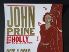 John Prine   Holly Williams Hatch Show Print Nashville Ryman 2016 Concert Poster
