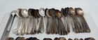 Lot Of 100 Assorted Vintage Silverplate Cream Soup Spoons - Lot 319