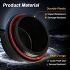Kpalag 2pcs Trailer Bearing Dust Cap Wheel Hub Grease Cover With Brown O-ring 