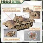 1 72 Ww2 Army Tank And Men Toys Playset  2pc Us Desert Tan Tank-2    