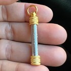 Magic Takrut 5 Rows Hah Taew Yant Hah Taew Thai Amulet Pendant