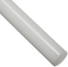 Nj Stock  Diameter 30mm   10  Length 13 Inch Uhmw Pe Plastic Rod Natural White