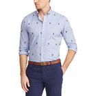 Polo Ralph Lauren Classic Fit Allover Bear Gingham Dress Shirt 15 New  198
