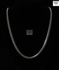  damage  With Packaging Italian Sterling Silver Cuban Link Chain Neckl G2u